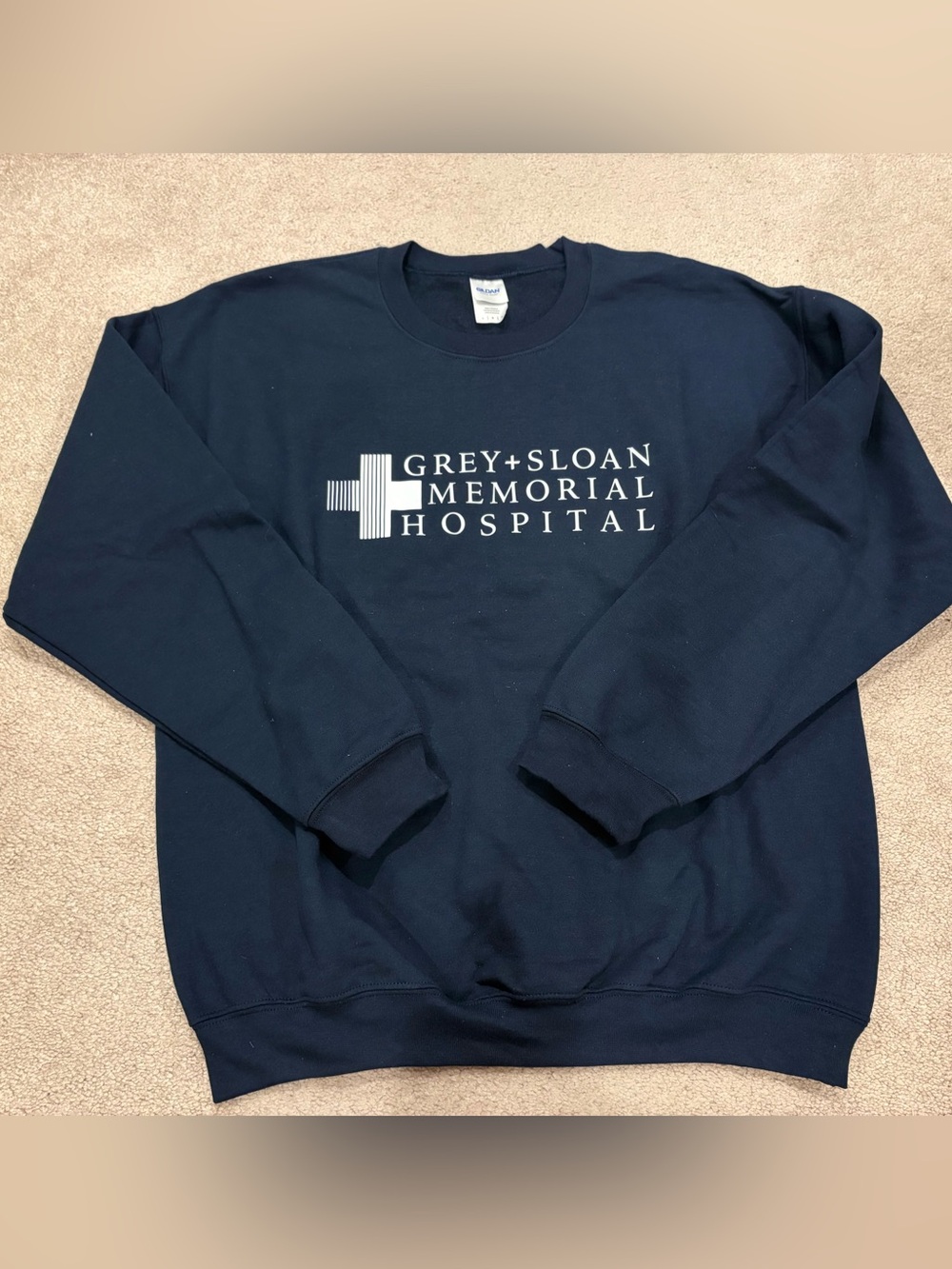 Grey's Anatomy Grey Sloan Memorial Hospital Crewneck size L